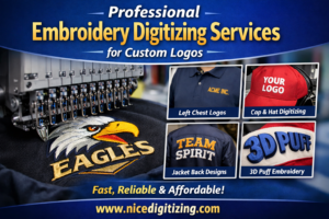 Affordable & Professional Embroidery Digitizing Services for Custom Logo Designs